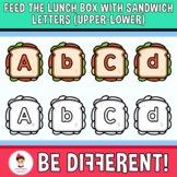 Feed The Lunch Box Sandwich Letters Clipart Upper Lower Back To School Food