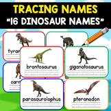 16 DINOSAUR NAMES | Tracing Worksheets