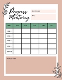 Progress Monitoring Weekly Goal Check-In