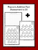 Popcorn Addition Facts to 20