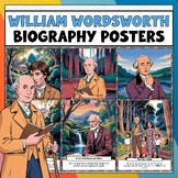 William Wordsworth Biography Posters | National Poetry Month Romantic Poet Study