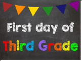 First & Last Day of School Bundle for 3rd Grade - SAVE with a Bundle!