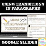 Using Transitions in Paragraphs