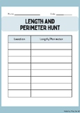 Length and Perimeter Scavenger Hunt