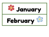 Flower Themed Calendar Set