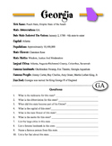 Georgia State Information & Worksheet
