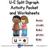 U-E Split Digraph Activity Packet and Worksheets