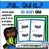 French Sight Words Game |  Jeu de mots frÂ¨Â¦quents pour le son OU