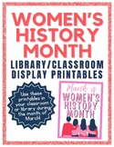 Women's History Month - Display Printable Signs