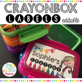 Editable Crayon box Labels