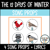 12 Days of Winter Song Props - Preschool Circle Time Music Activities-Forest
