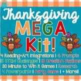 THANKSGIVING BUNDLE Read Write STEM Art Games Research Activity Worksheets