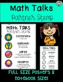 Math Talks Partner Sentence Stems for Number Talks