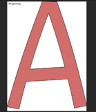 Bright Colors Bulletin Board Letters
