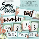 Calendrier - Sous l'ocÂ¨Â¦an