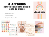 FRENCH posters/Affiches pour le coin calme