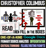 CHRISTOPHER COLUMBUS: HERO or VILLAIN - Engaging Critical Thinking Activity
