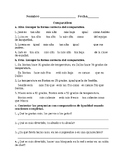 Avancemos 1. Unidad 3, Leccion 2 Comparatives. Quiz / Activity