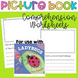 Ladybugs (Gail Gibbons): Picture Book Comprehension Worksheets