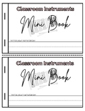 Classroom Instruments Mini Book