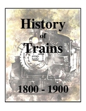 History of Trains Unit, Activities and Handouts
