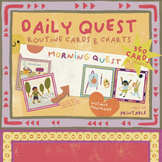 Printable Routine Chart Template | 350 Custom Routine Cards 10 Routine Charts