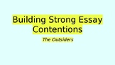 The Outsiders - Building Stronger Contentions