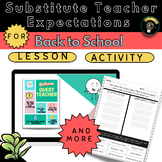 Back to School Routines and Procedures | Sub Plans Lesson & Activity