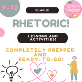 (Bundle!) The Art of Rhetoric and Persuasion, Rhetorical Appeals and Devices!