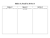 Making Words Mat
