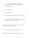 9. Analyzing a Article Worksheet