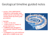 Zoology Notes: Geological Timeline Student version/guided.