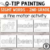 Q-tip Painting: sight words 2nd grade