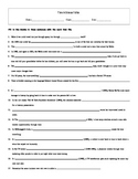 18 Answer Time in Science Fiction Literature and Film Fill-in with Key