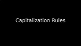 Capitalization Rules - PowerPoint