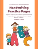 More Handwriting Practice Worksheets