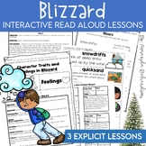 Blizzard Read Alouds and Activities, Character Traits Activities