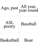 Unit Six ASL Flashcards