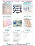 Beach Things-Activities 4 Worksheet-2 Game-1 Exam Bundle