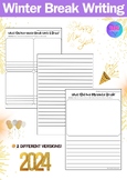 January 2025: Write About Your Winter Break!