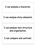 Benchmark Literacy "I Can" Objective or Lesson Target Cards