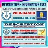 DESCRIPTION - INFORMATION TEXT - GOOGLE SLIDES 