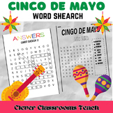 cinco de mayo, word Search, puzzle worksheet, Worksheet Activita cinco
