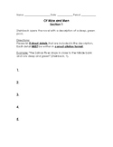 Of Mice and Men Chapter 1 Activities