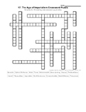 The Age of Imperialism Crossword Puzzle