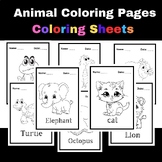 Animal Coloring Pages, Coloring Sheets