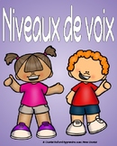 Niveaux de voix-Voice Level