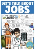 Let's talk about... jobs / professions English ESL speaking game