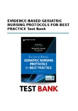 Evidence Based Geriatric Nursing Protocols for Best Practice 7th ed. Test Bank