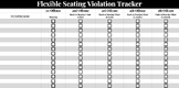 Alternative/Flexible Seating Violation Tracker